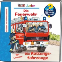 Tonies Wieso Weshalb Warum Junior - Die Feuerwehr/Die Rettungsfahrzeuge -Deutschland Zaubel Kid Verkaufs-Shop 15322348 03